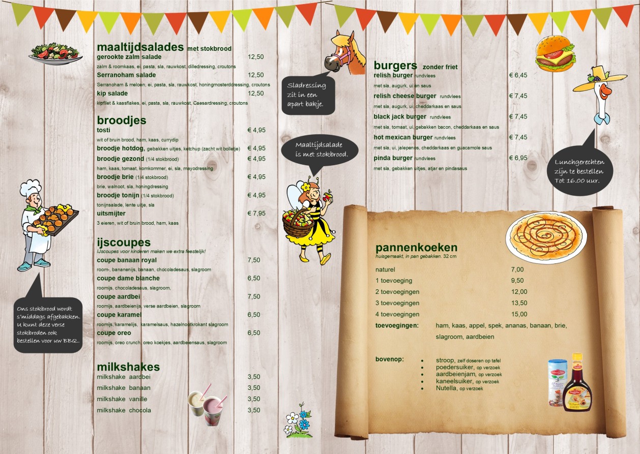 menukaart lunch 2024 deel 2